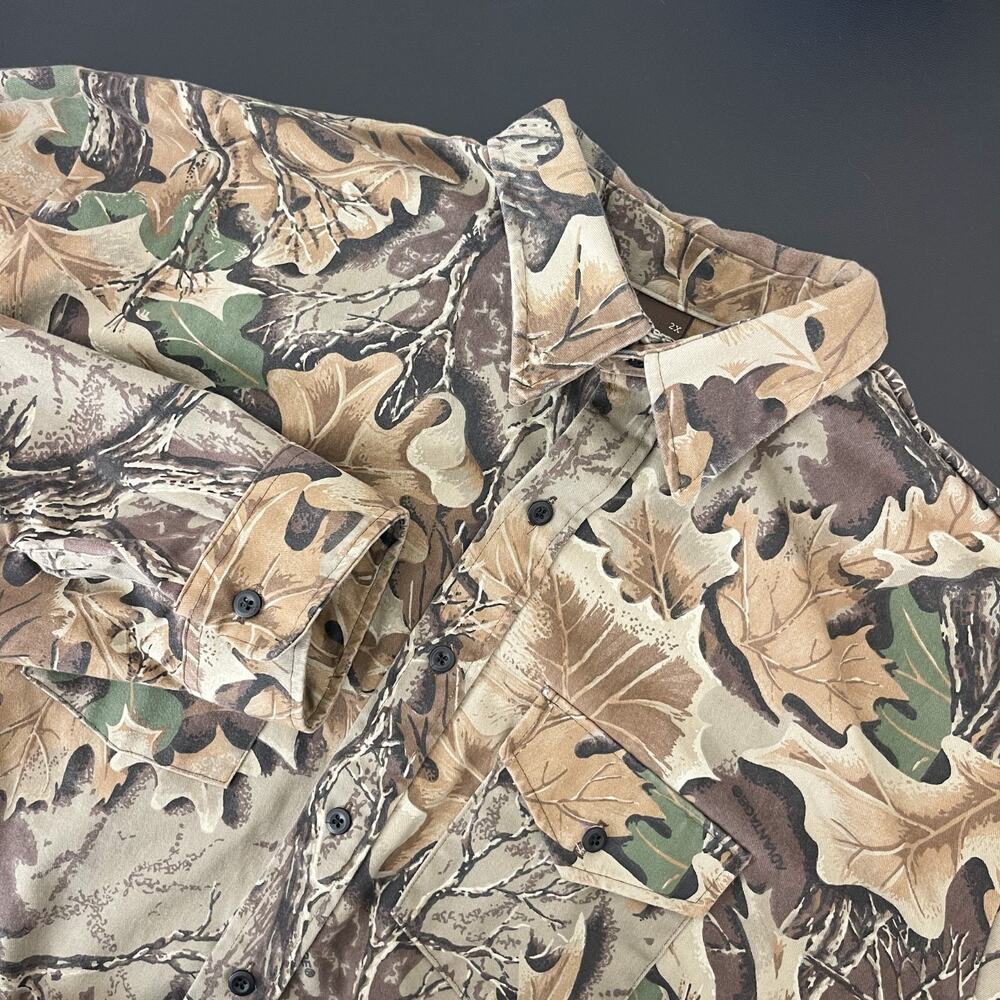 Vintage Ranger Duck Camo Shirt Mens 2XL Overshirt Shacket Outdoor Hunting USA‎